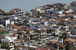 Typical View of Ionian Greek Roof Tops 